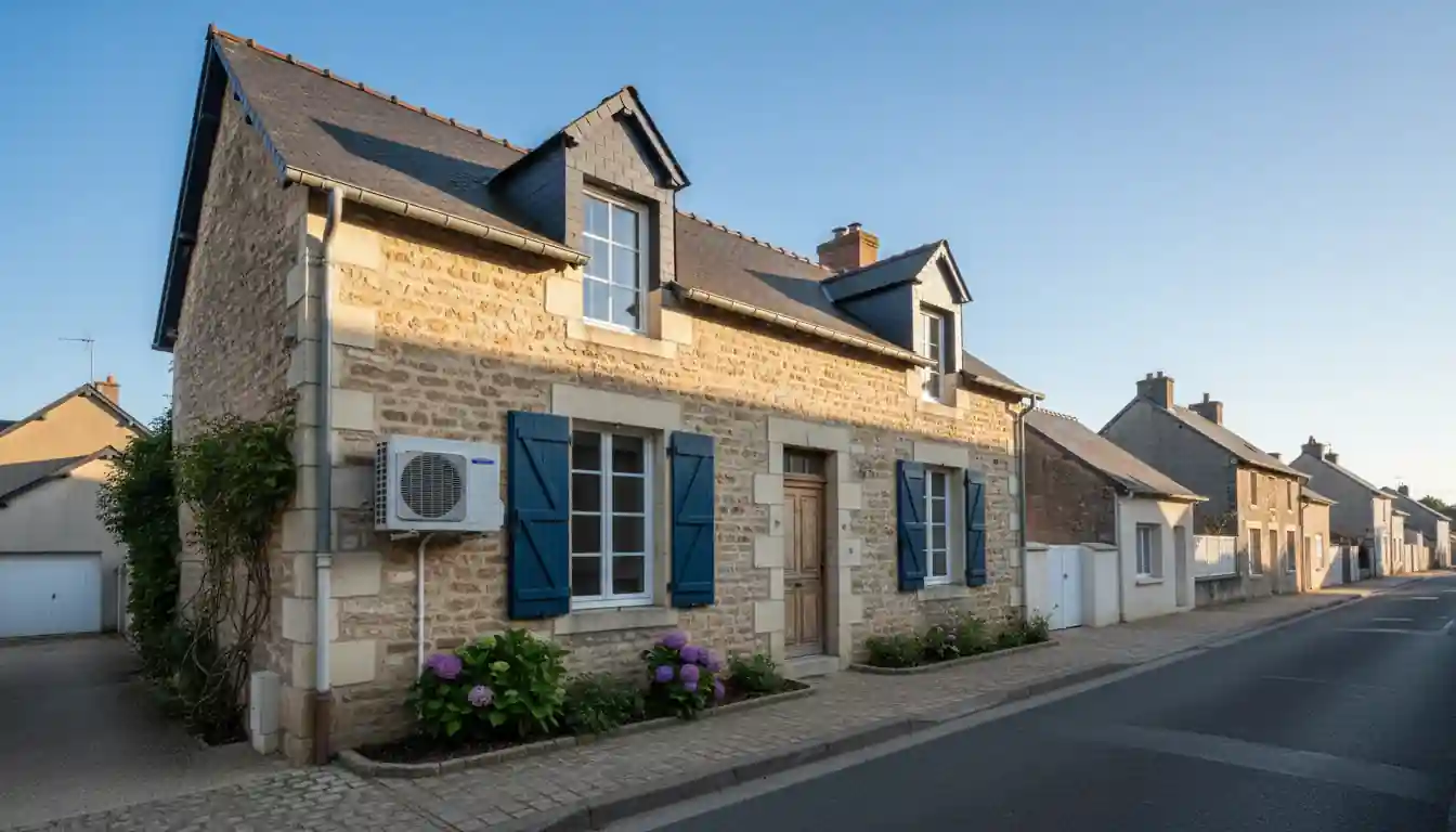 Installation pompe à chaleur à Changé