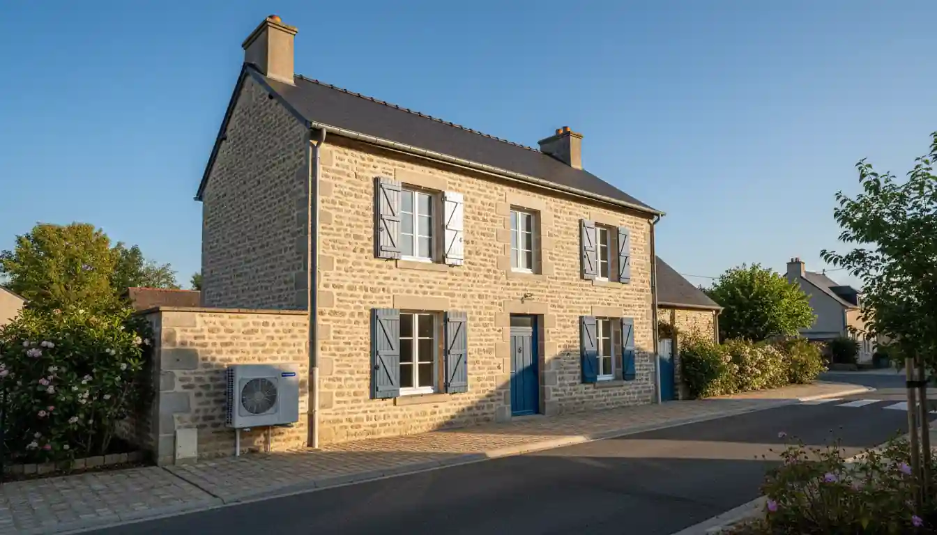 Installation pompe à chaleur à Entrammes