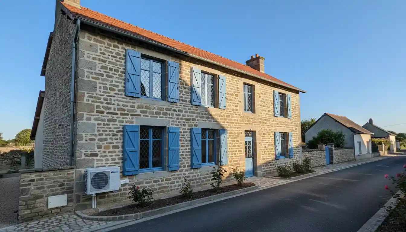 Installation pompe à chaleur à Port-Brillet